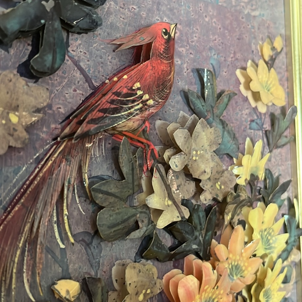 Turner Wall Art Accessory Mid Century Layered Art Piece. Mid-Century Kitsch - Picture 3 of 4